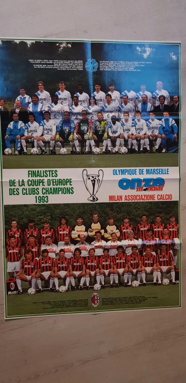 Drapeau OM 93 Coupe d'Europe - 1993
