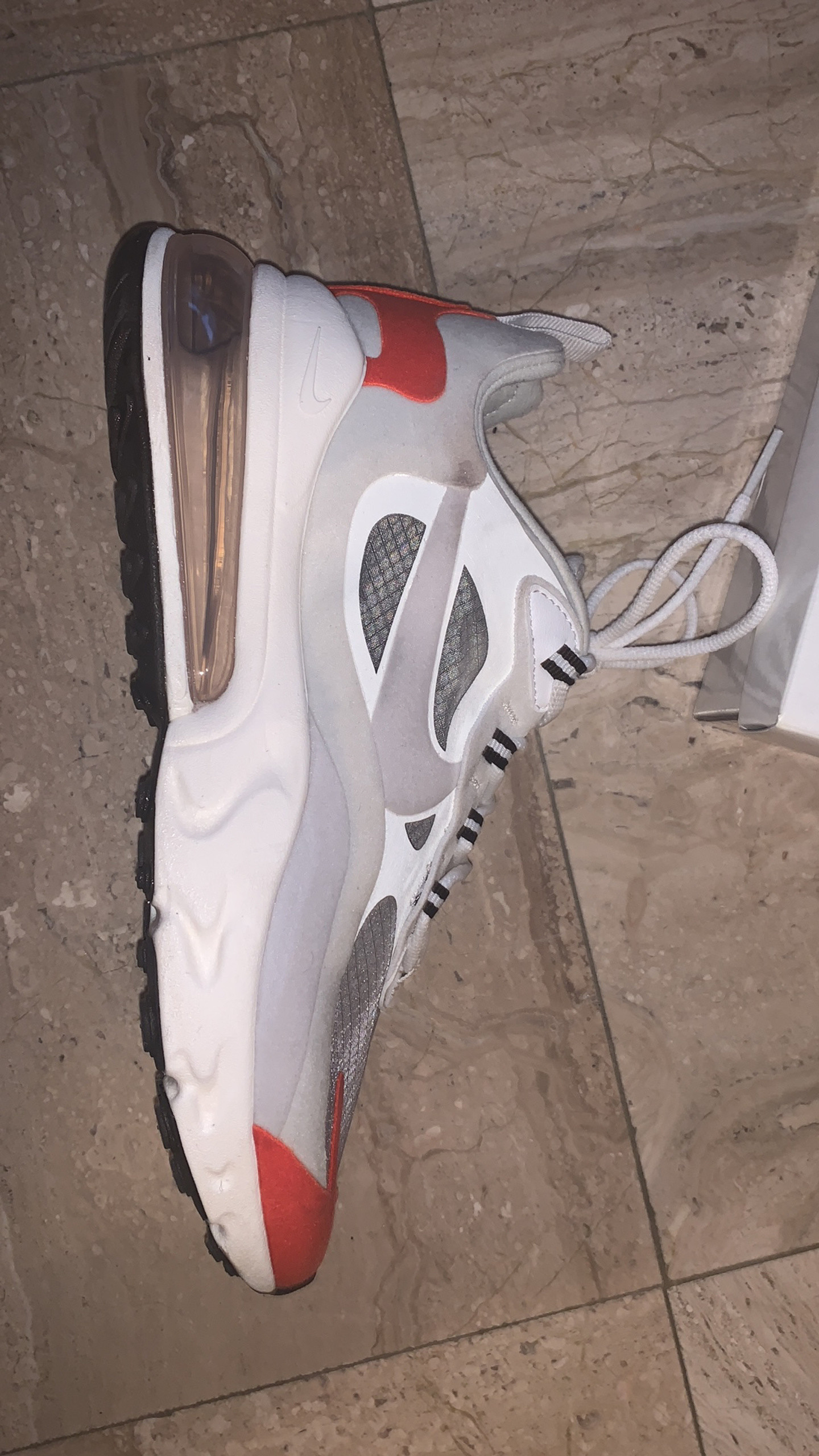 Nike Air Max 270 Blanche Beige Orange Bleue Vinted