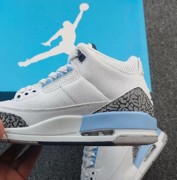 Air Jordan 3s North Carolina Blue Vinted