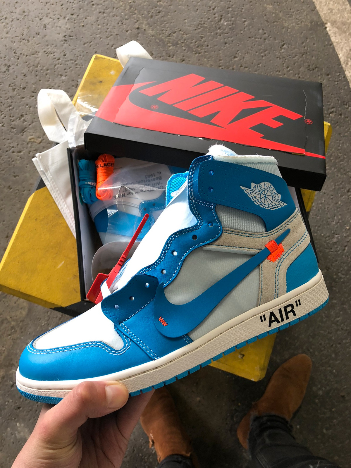 Nike Air Jordan 1 X Off White UNC Blau 43 Vinted