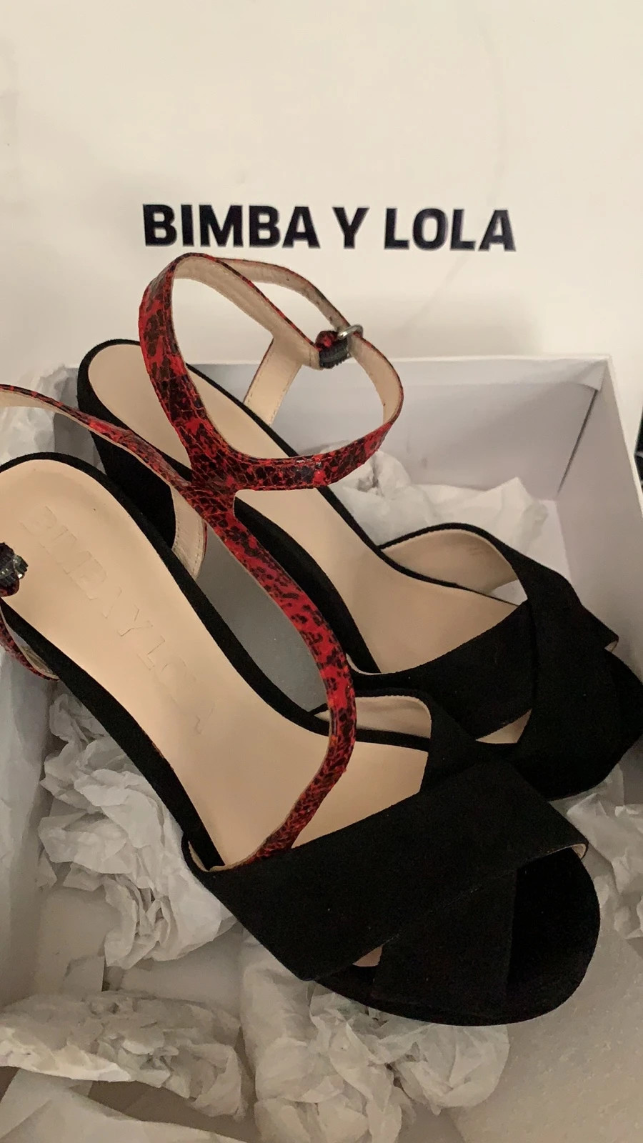 Tacones Bimba y Lola Nuevo 39 Negros Plataforma Vinted