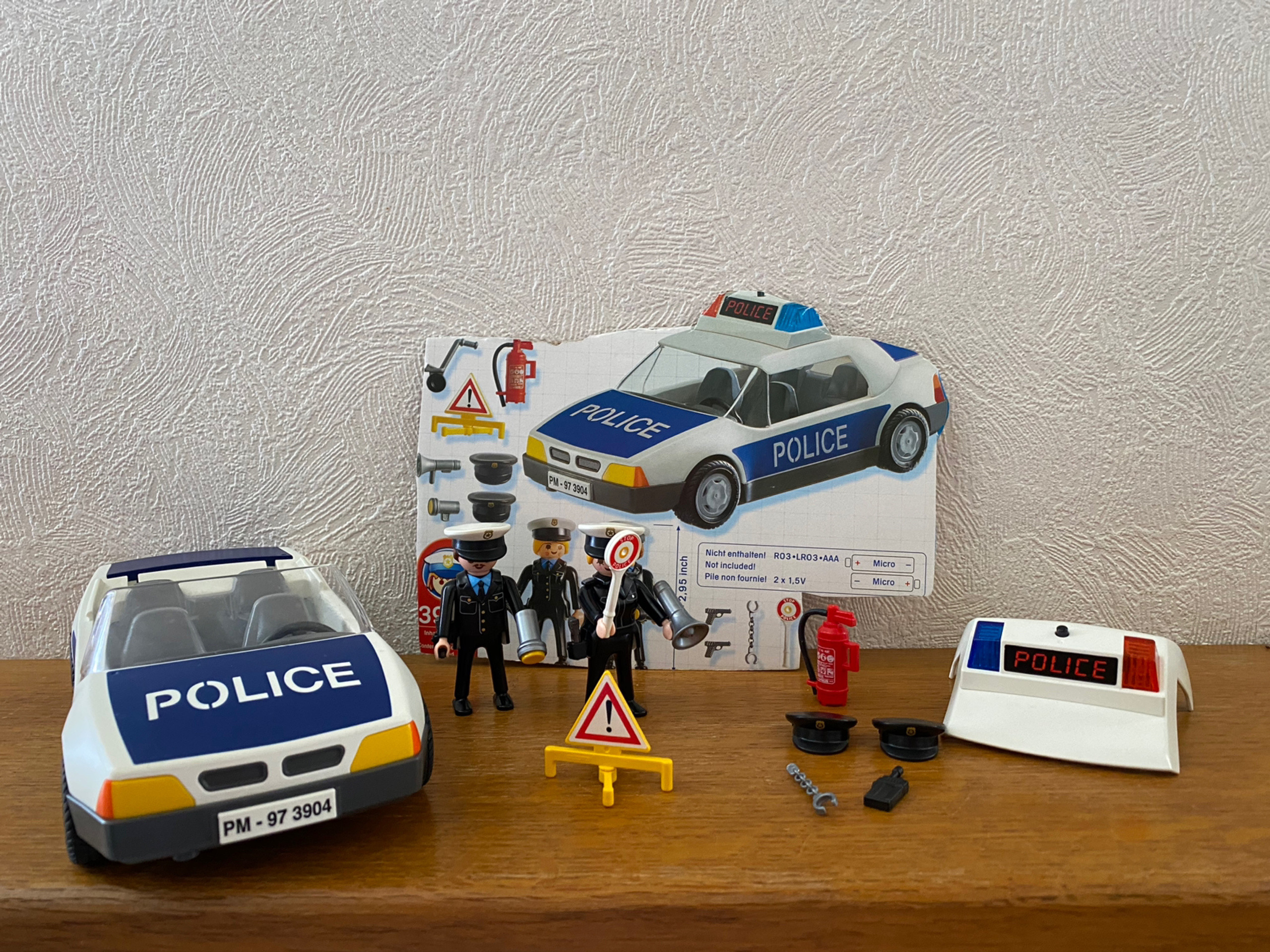 PLAYMOBIL RÉF: 3904 voiture de police (vide) EUR 8,50 - PicClick FR