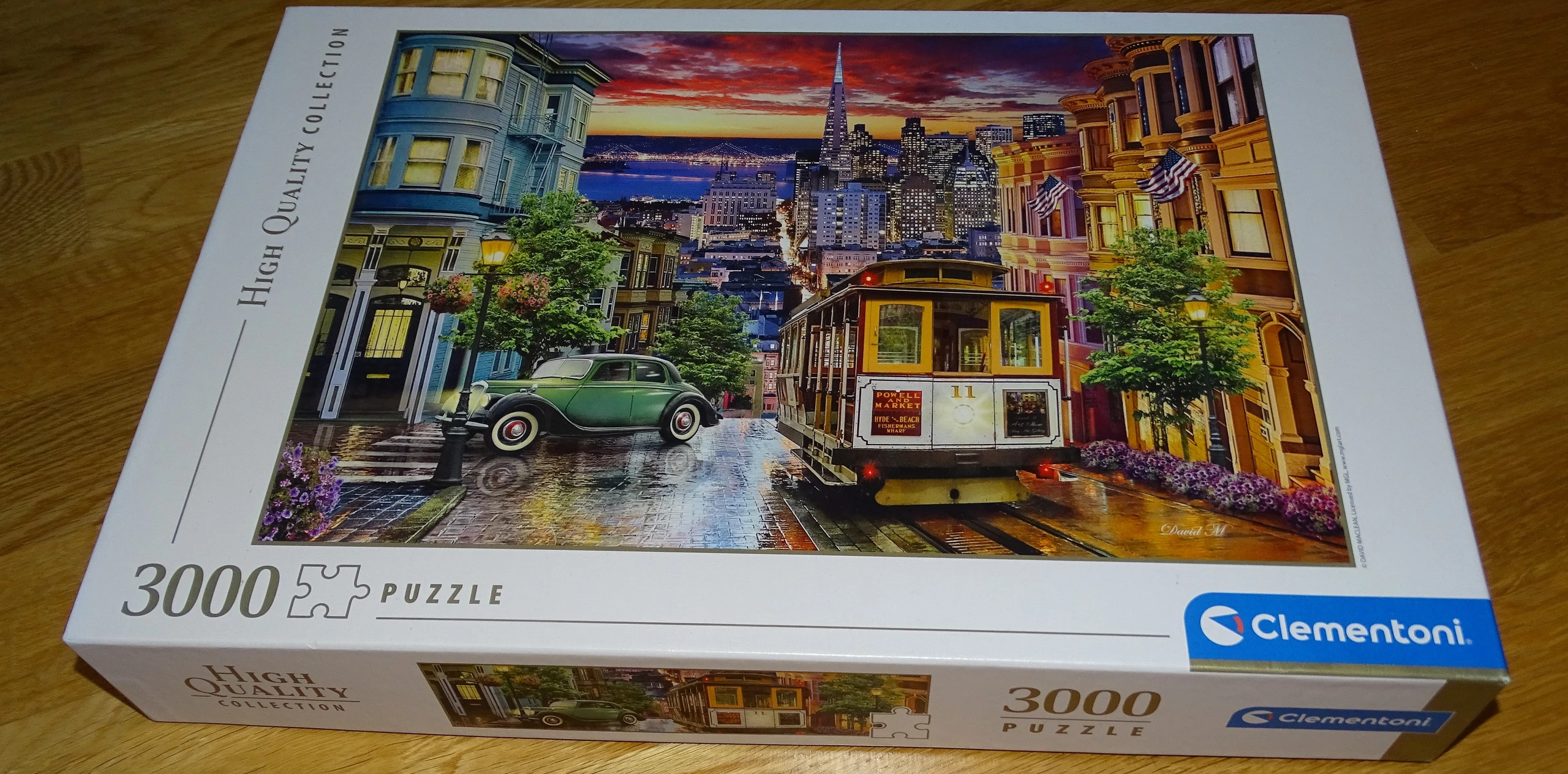 Puzzle David Maclean: San Francisco, 3 000 pieces