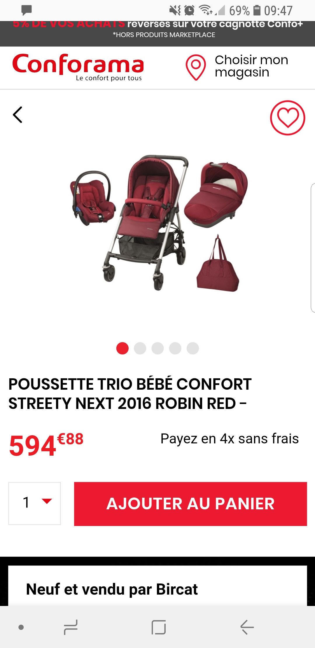 Poussette bebe confort trio streety noire plus enbase streety Vinted