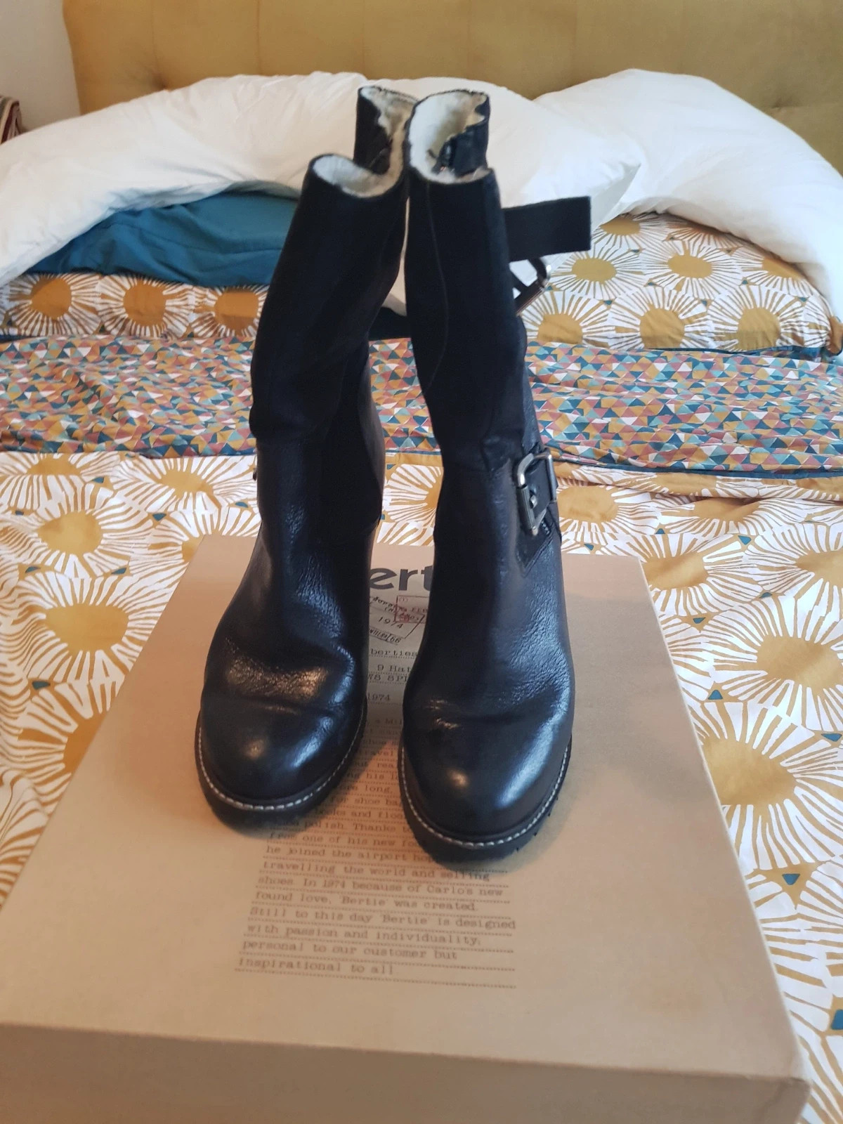 Bertie sales leather boots