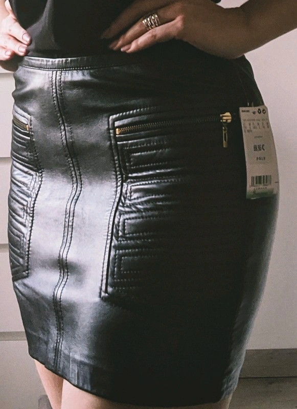 Mango clearance jupe cuir