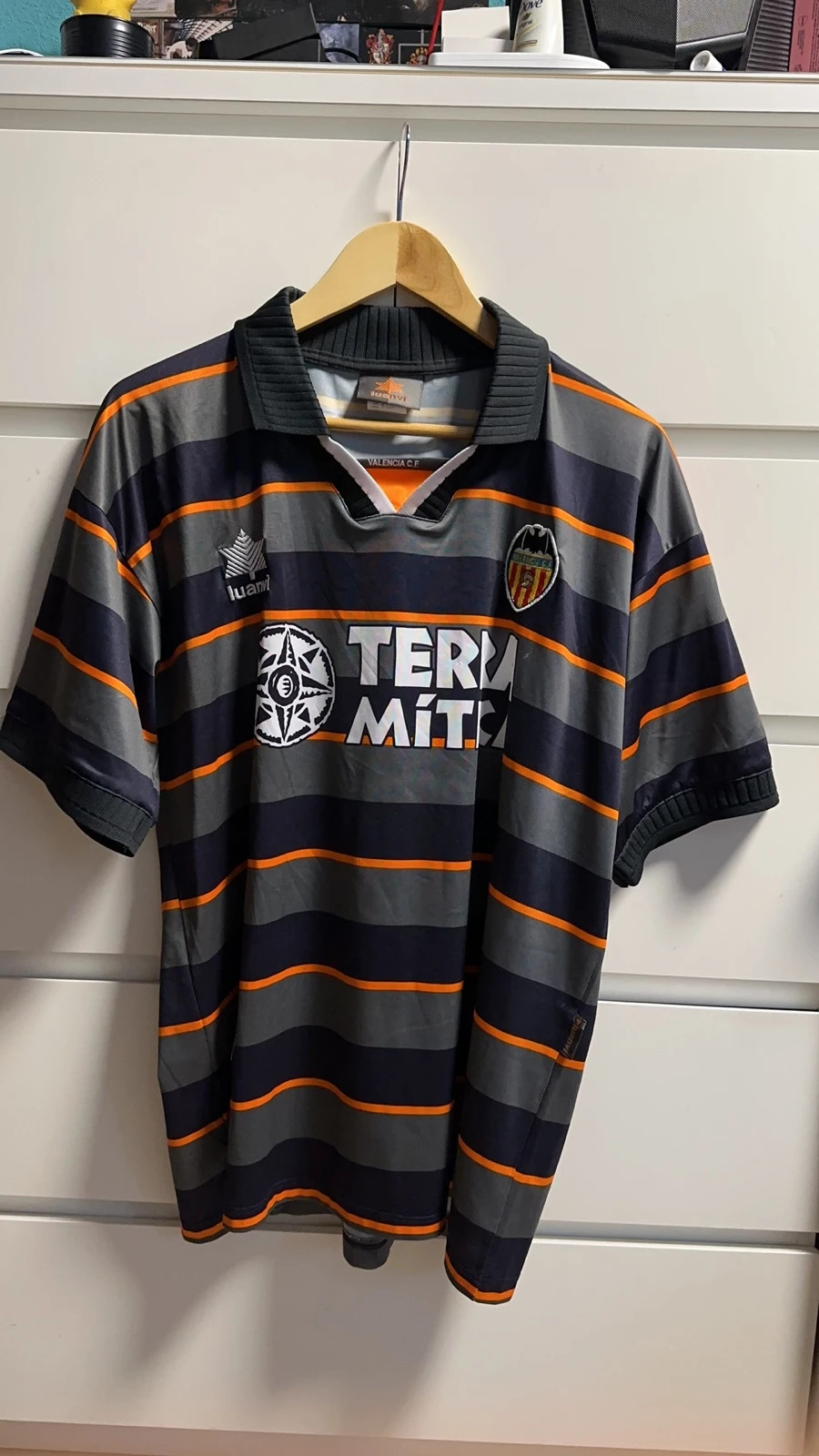 Camiseta Valencia CF 1999-2000-2001 Local – Camisetas Futbol y Baloncesto