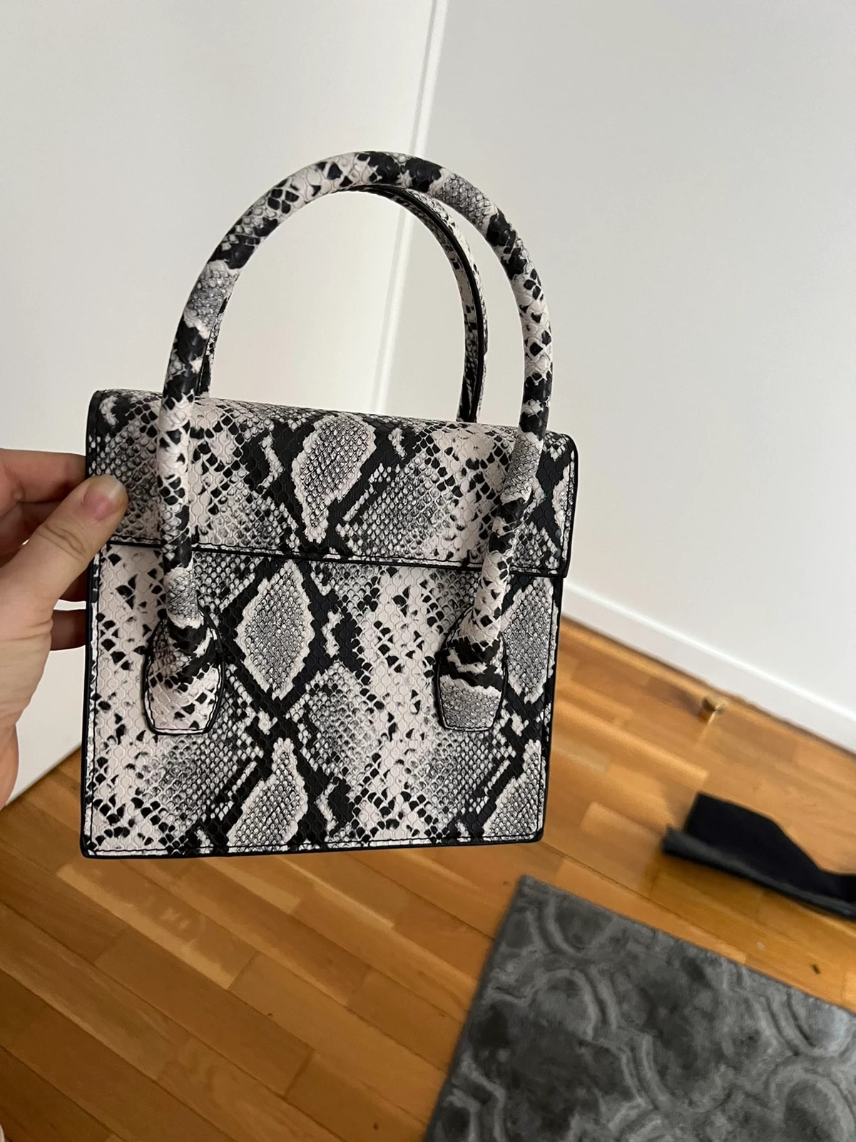 Sac python noir et blanc Vinted