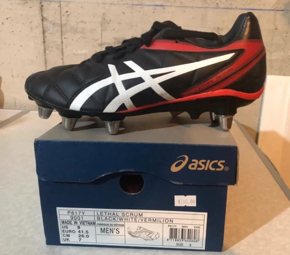 Asics rugby sale boots lethal scrum