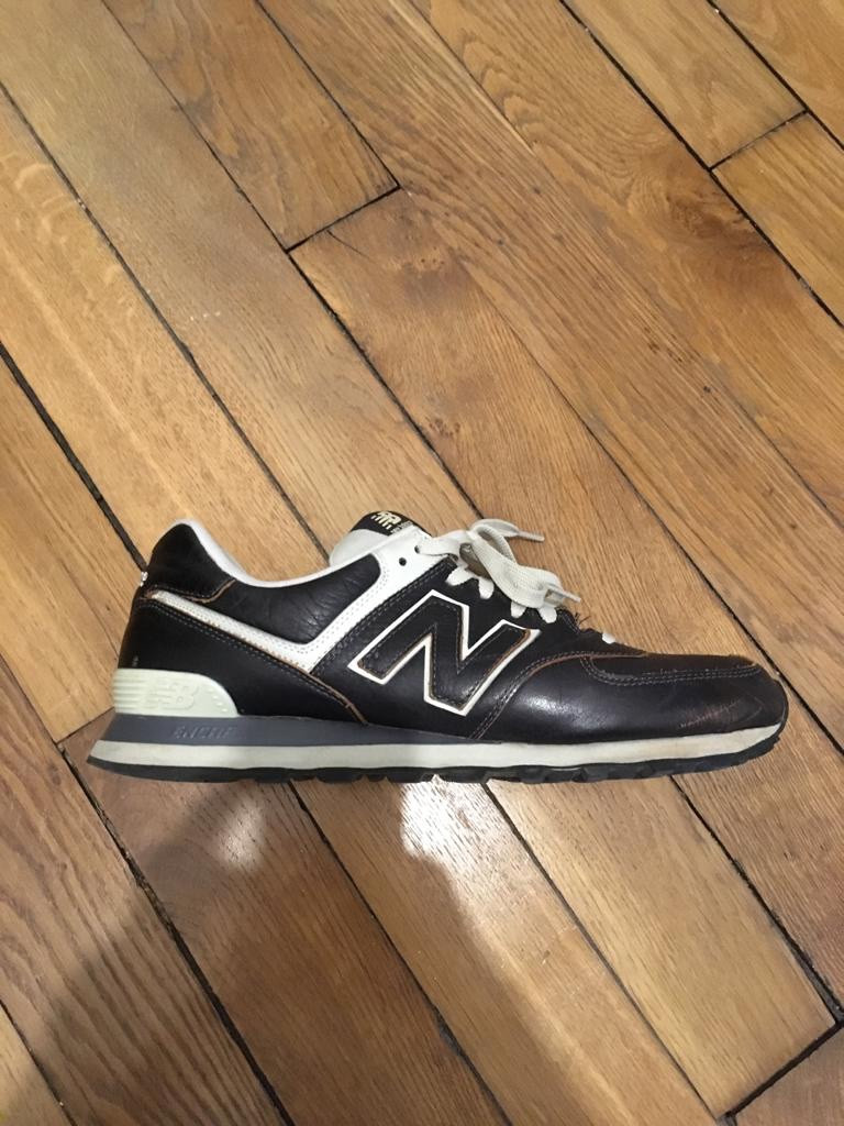 New balance best sale 574 homme cuir