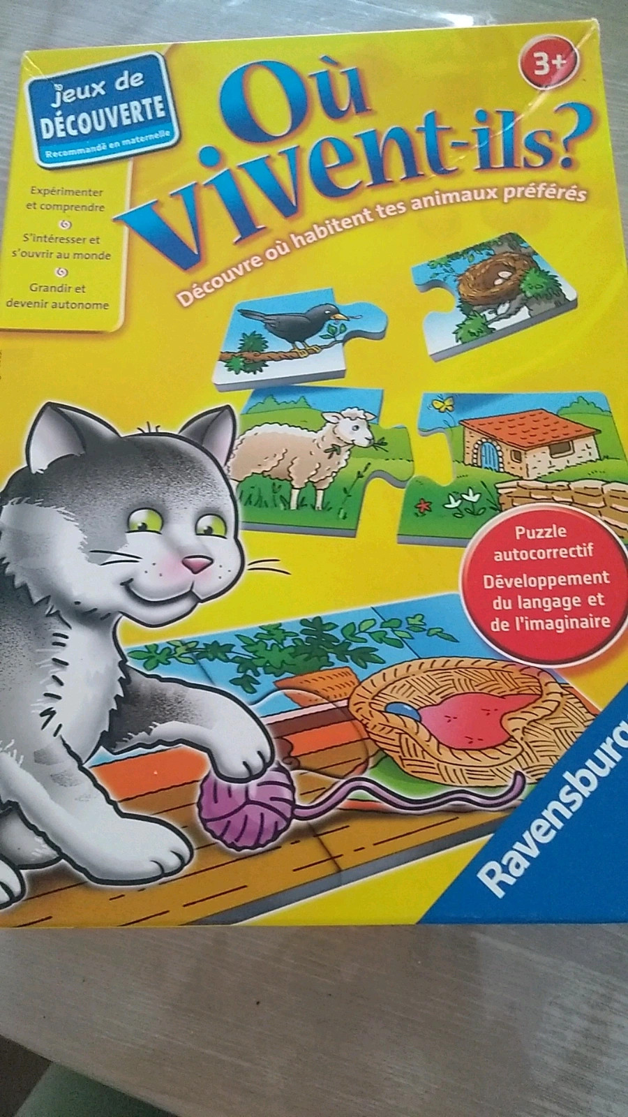 Ravensburger - Jeu Educatif - Où vivent-ils ? - Découverte des anim