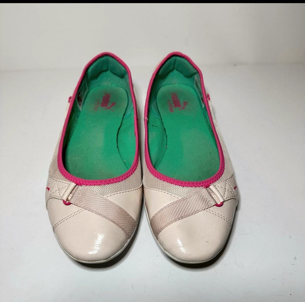 Puma textured ballerinas sales