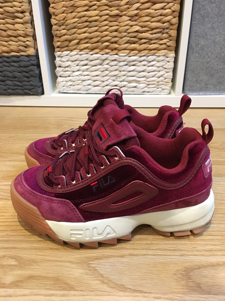Fila disruptor clearance 3 femme bordeaux