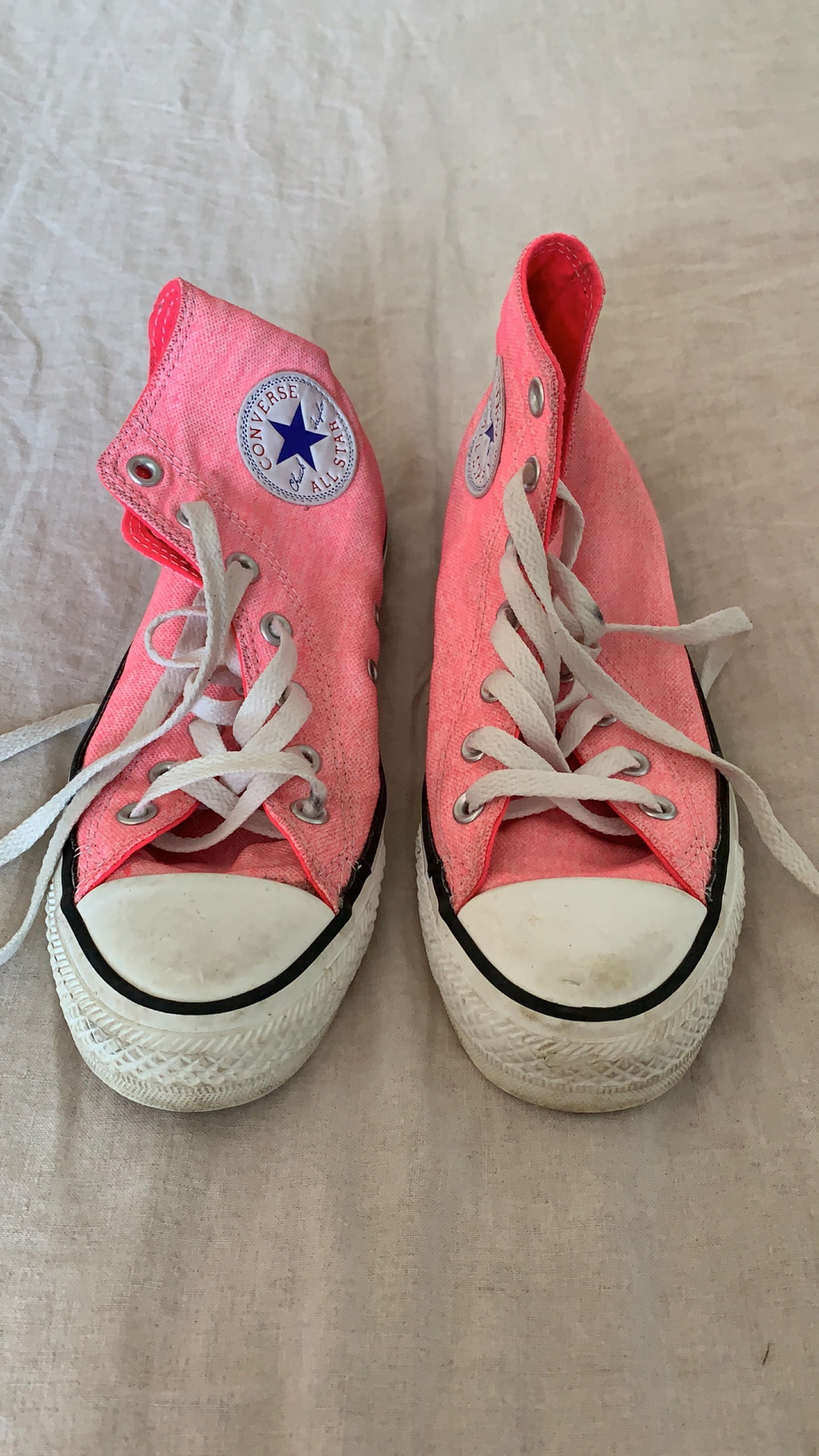 Converse rose fluo Vinted