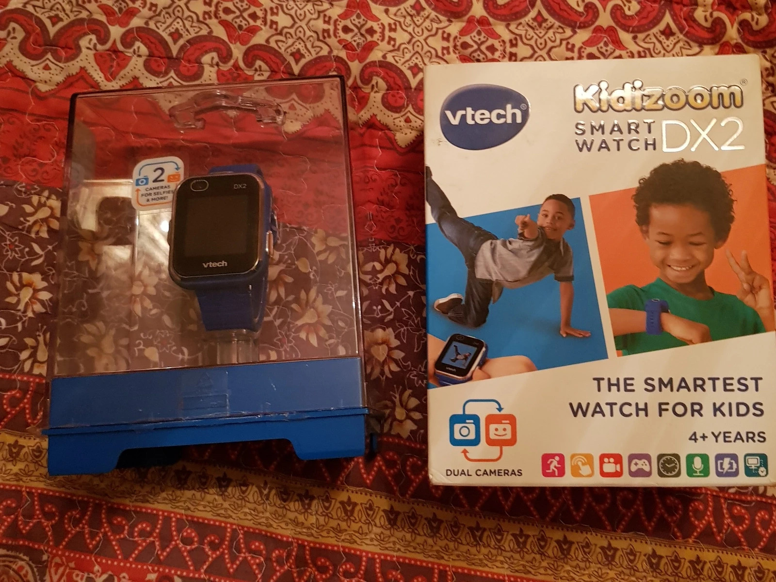 Vtech Kidizoom Smart Watch DX2 (Espagnol) Rouge - Montre connectée pour  enfants