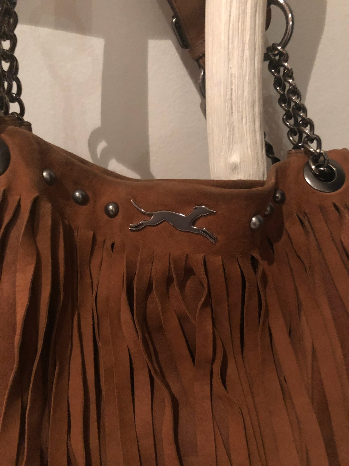 Bolso de flecos de BIMBA y Lola Vinted