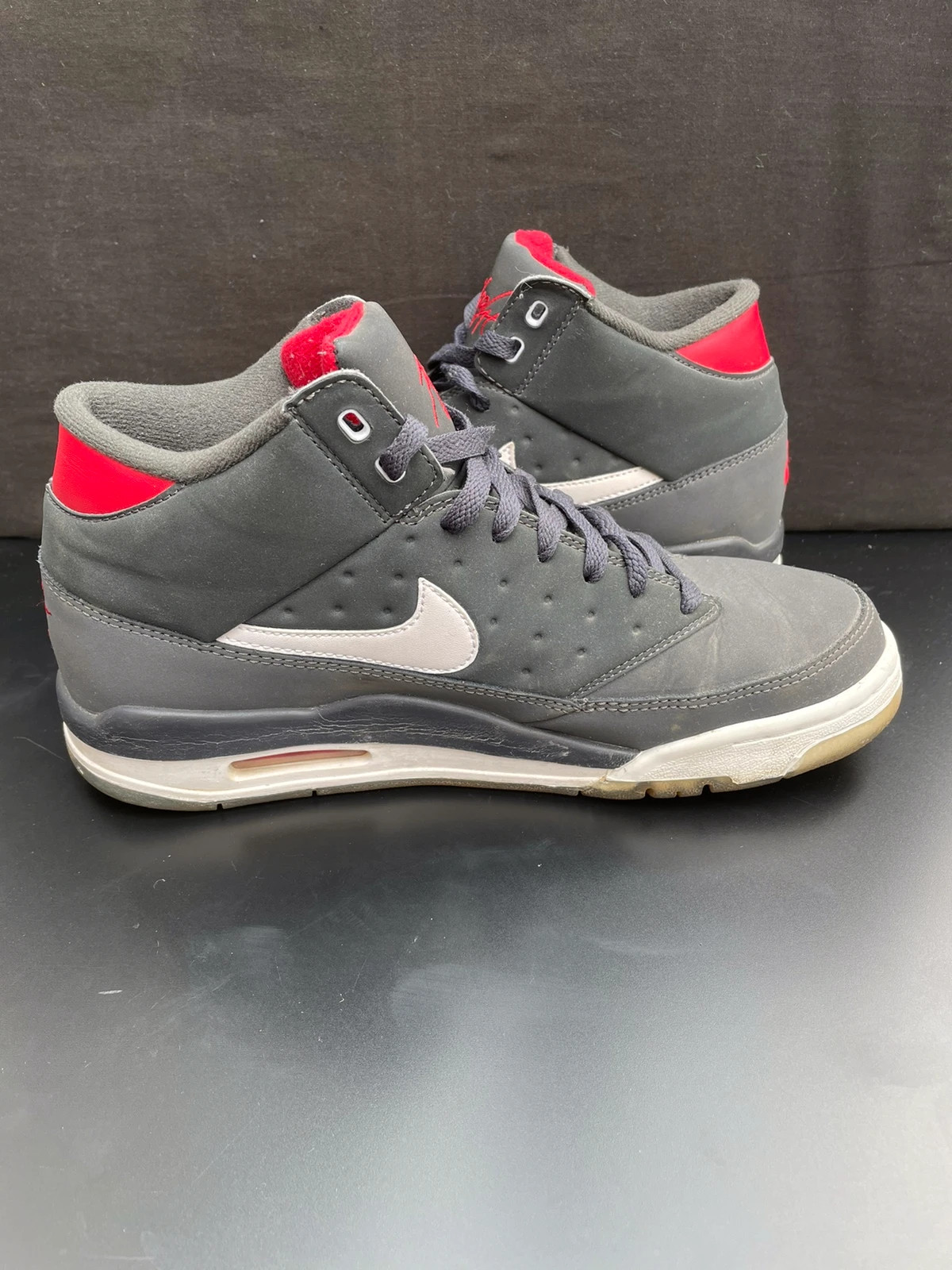 Nike Air Flight Classic Grey and Red size UK 8 rare colour Vinted
