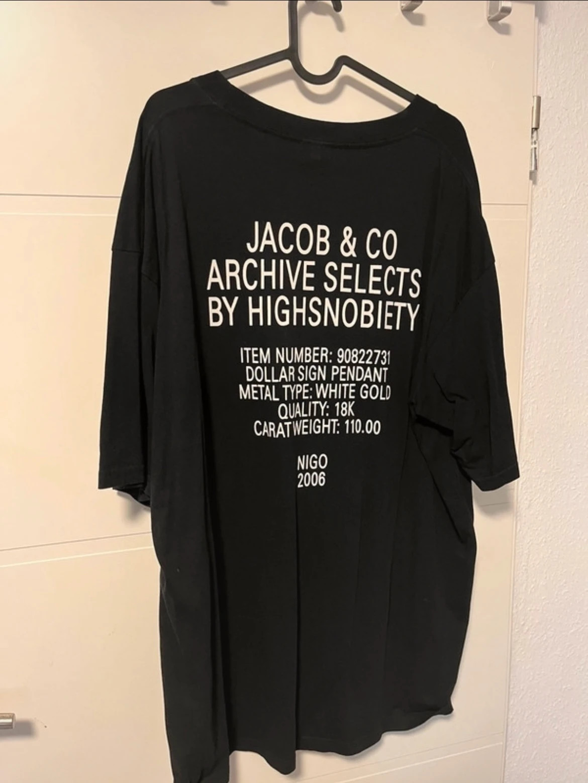 Highsnobiety x Jacob Co. T Shirt XXL Vinted