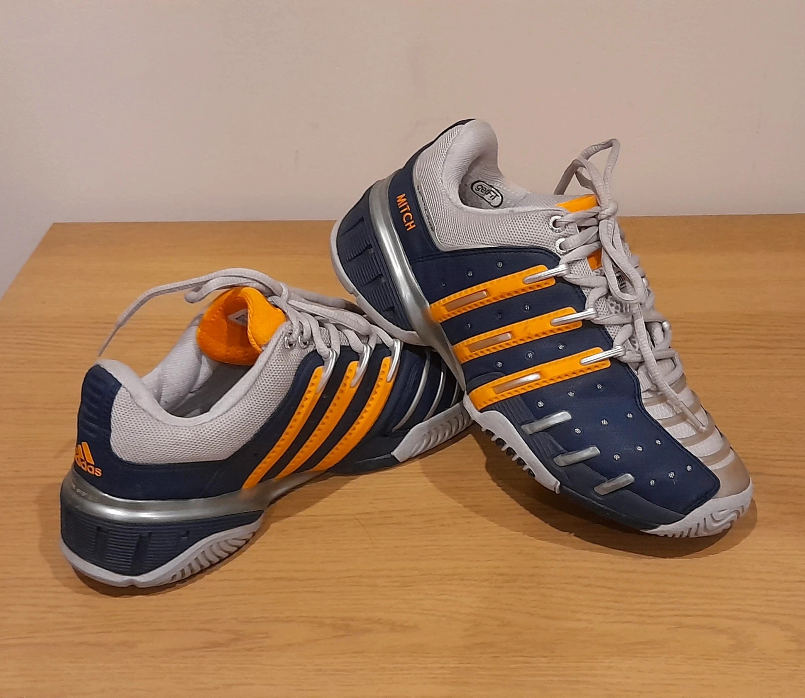 Navy blue Orange Adidas Barricade Mitch Vinted