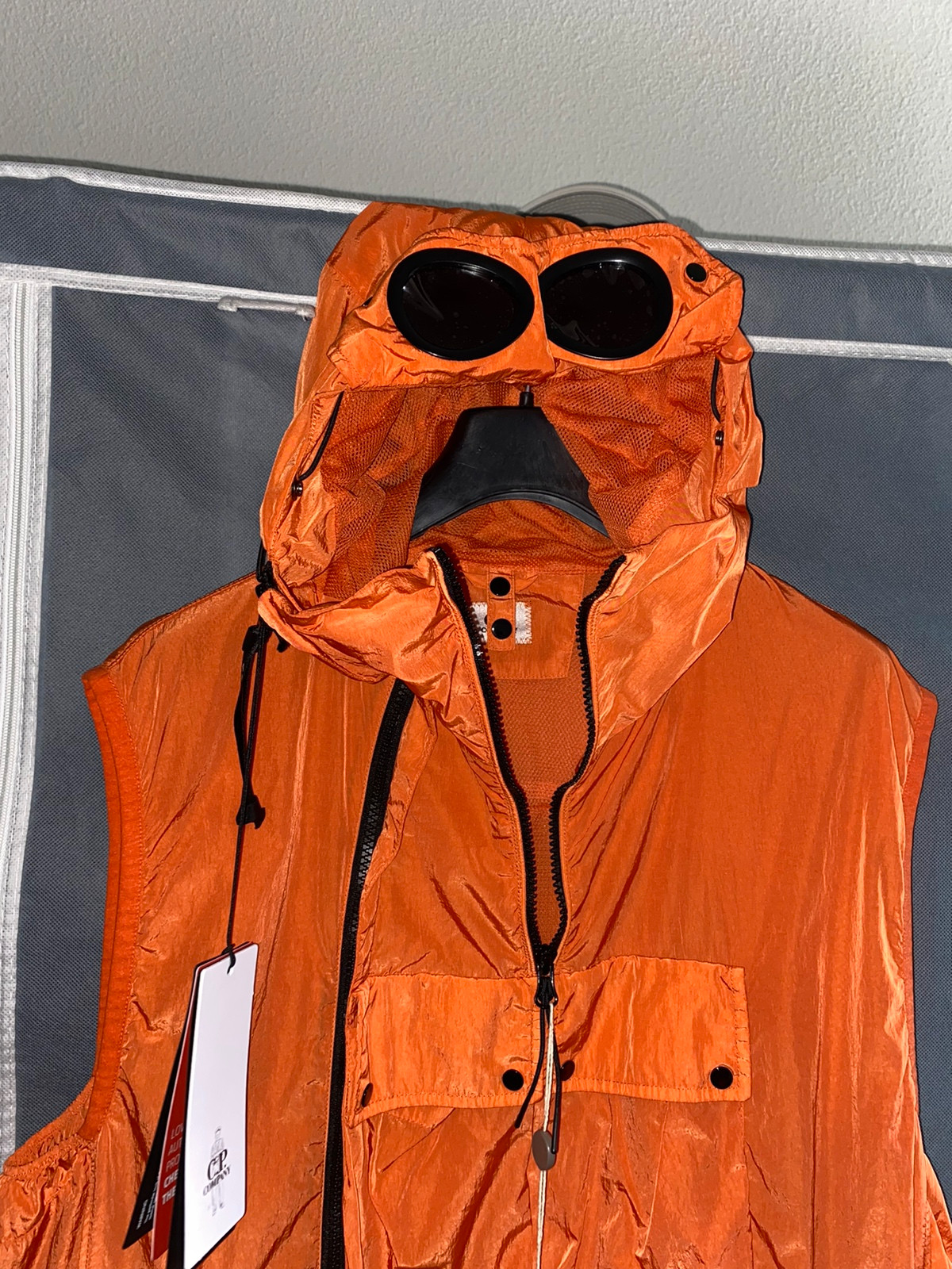 Veste sans manches C.P Company Orange avec lunettes taille M Vinted