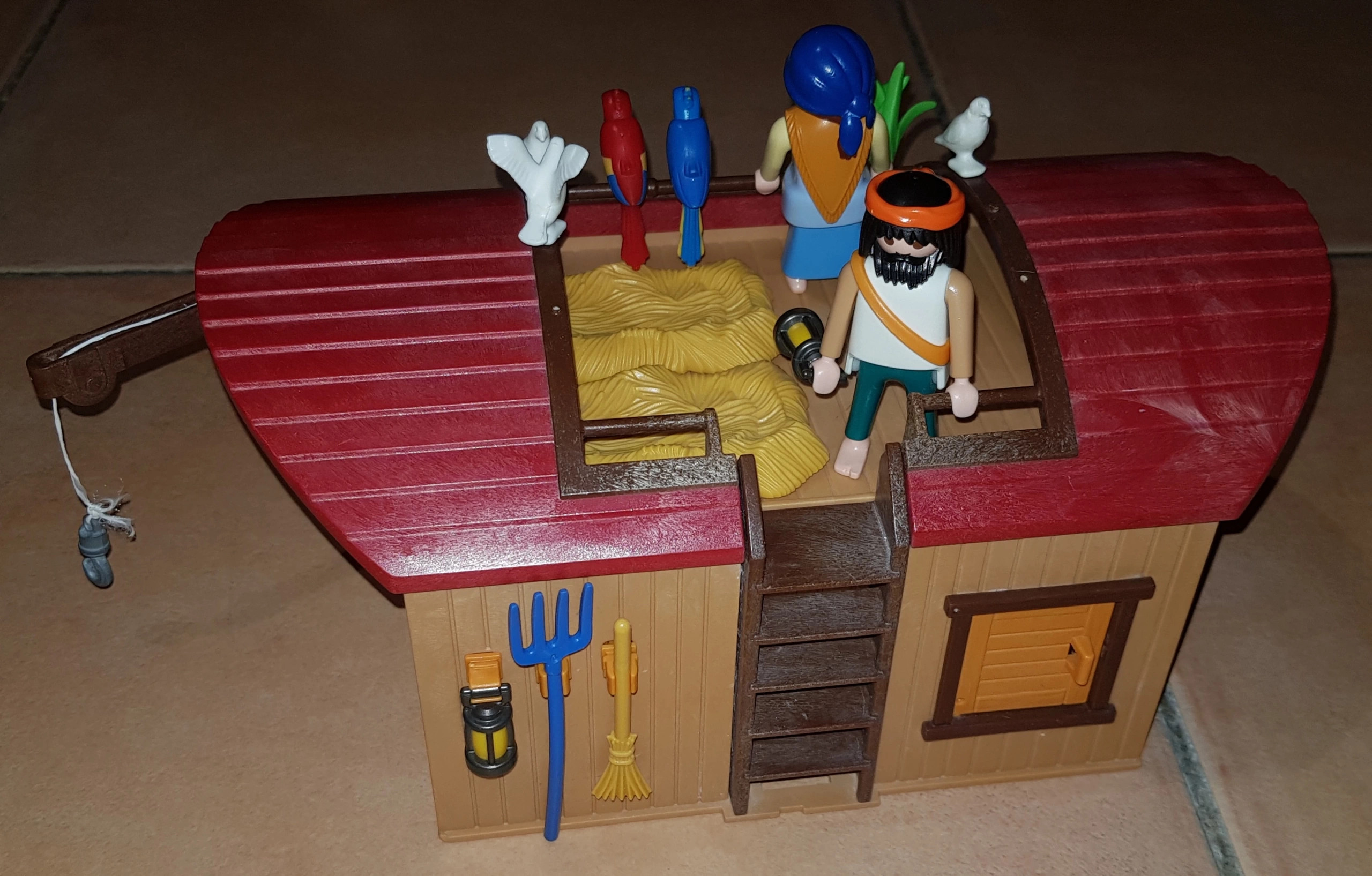 PLAYMOBIL (O1243) ARCHE de NOE - Bateau Complet 3255