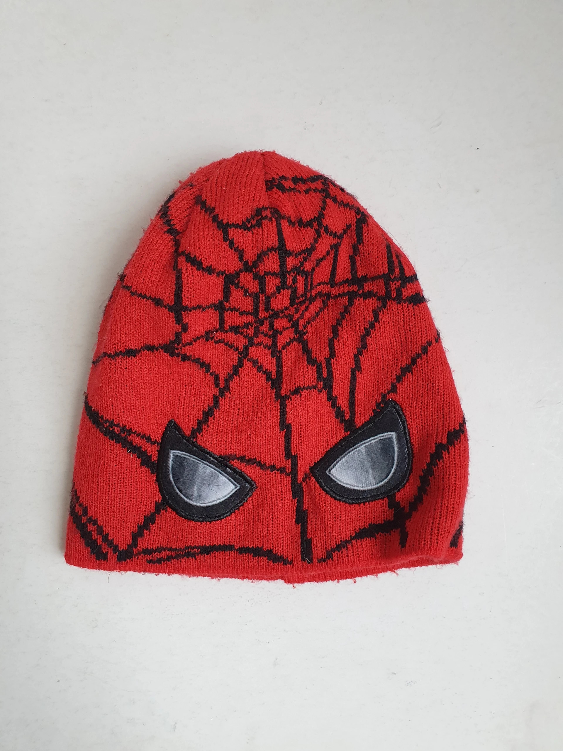 Bonnet spiderman garçon 6-7 ans
