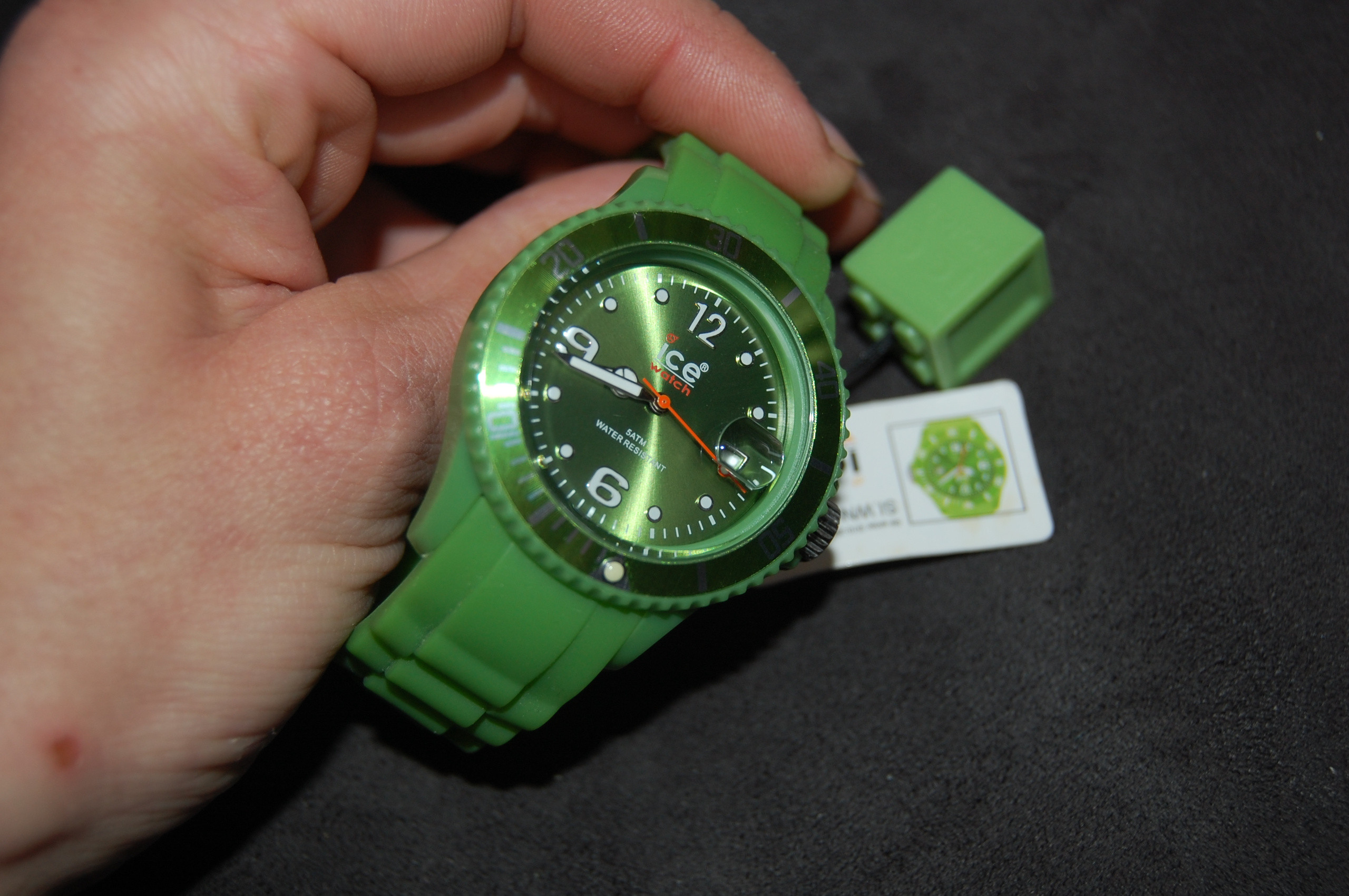 Montre ice watch kaki vert neuve avec tiquette mod le sili