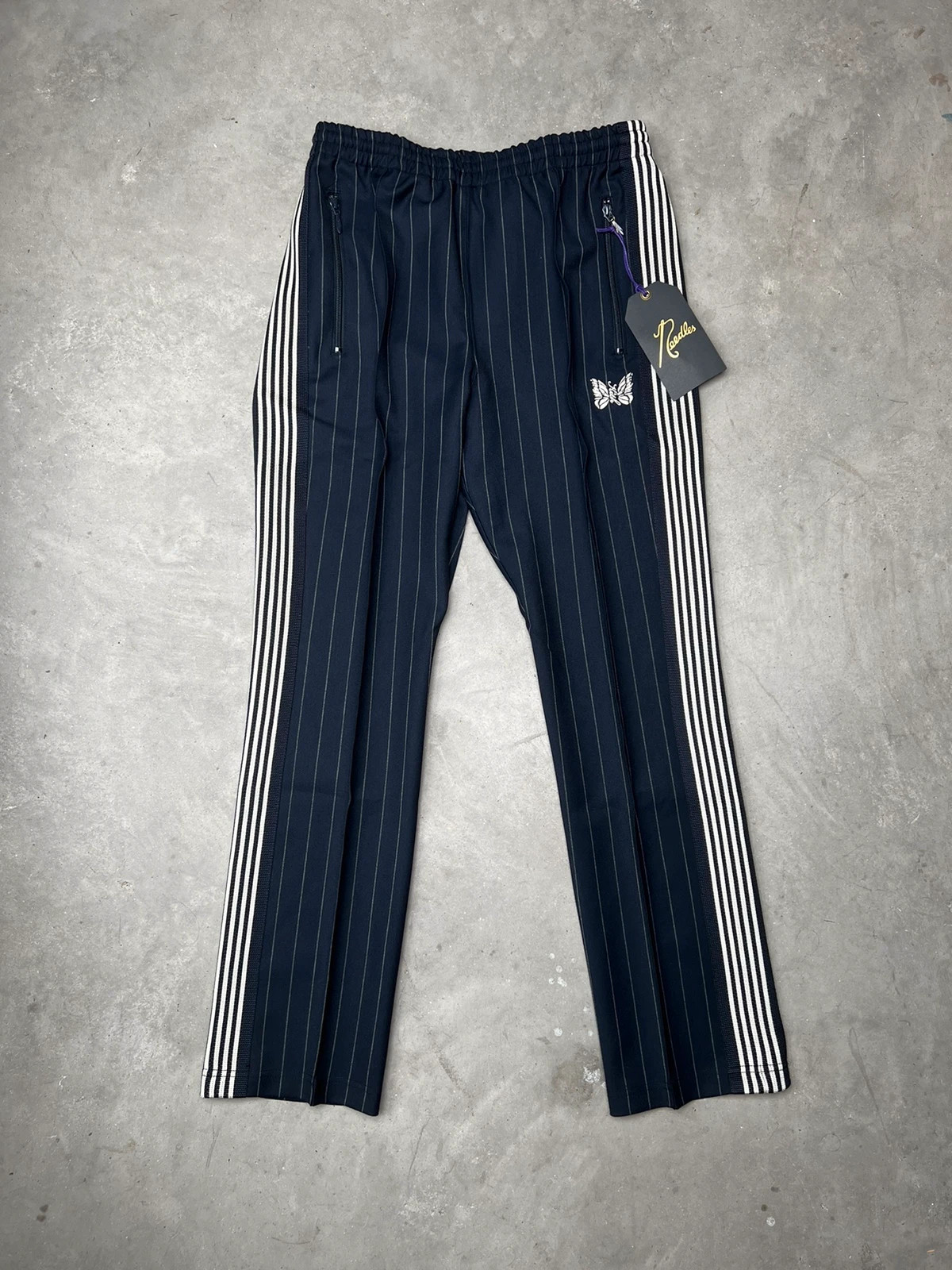 Kith for Needles Double Knit Navy Striped Track Pant | Vinted