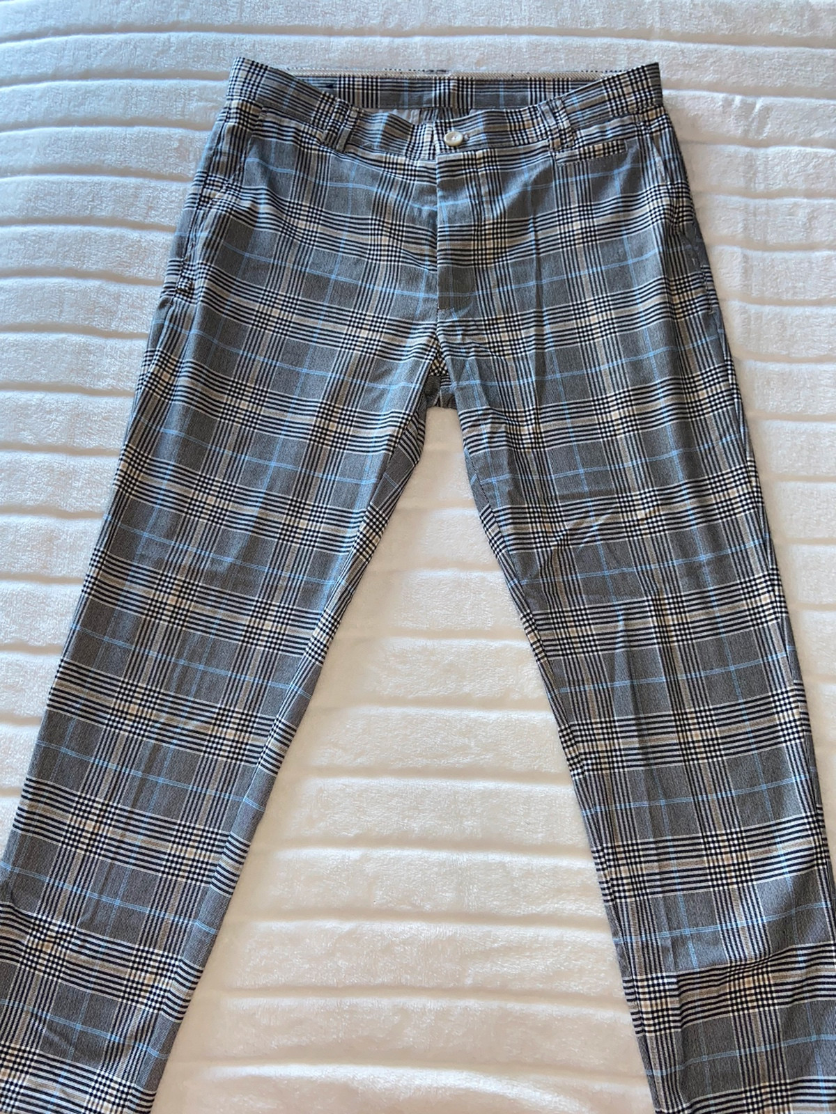 Pantalon a carreaux homme Zara Vinted