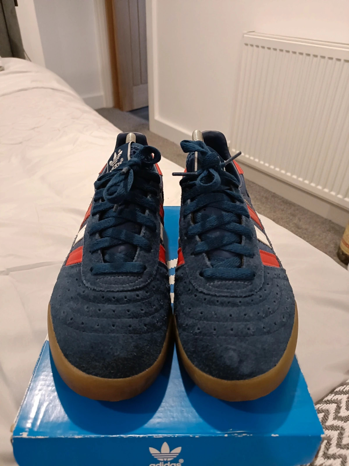 Adidas indoor super cheap red blue