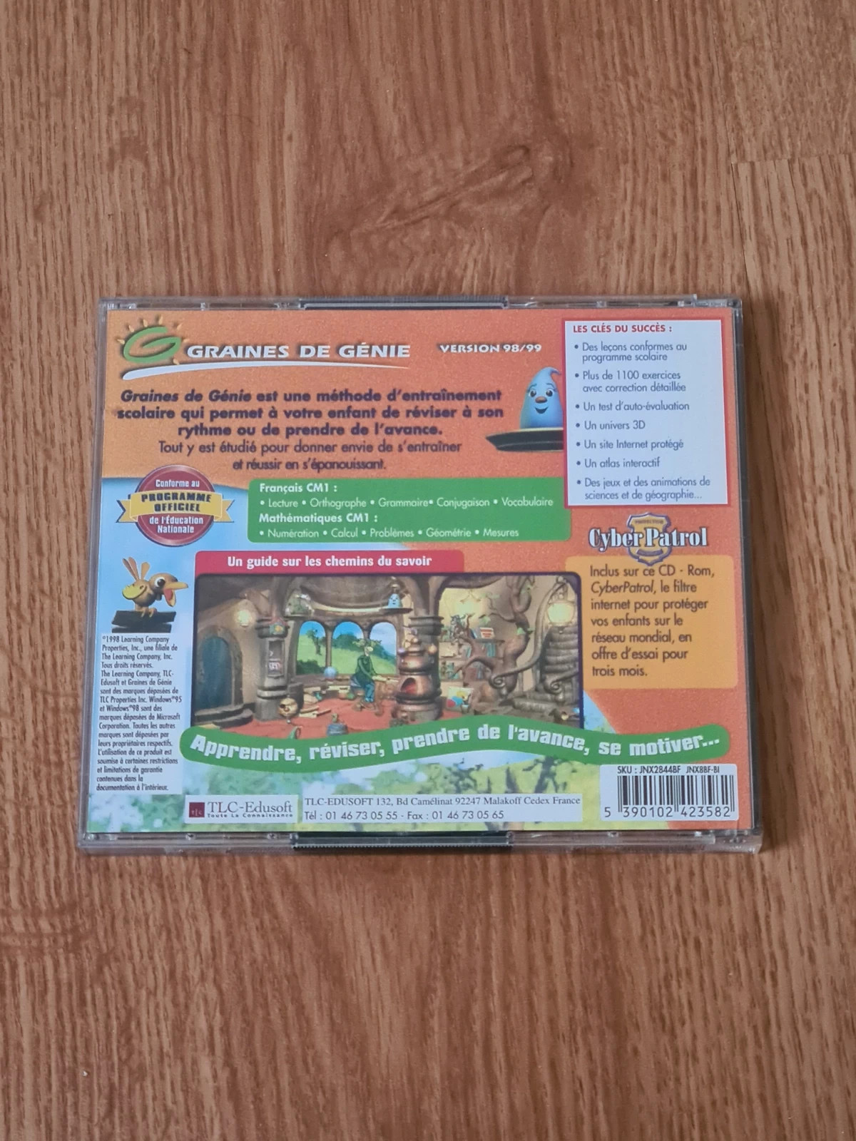 Graines de génie CM1 français math CD ROM PC