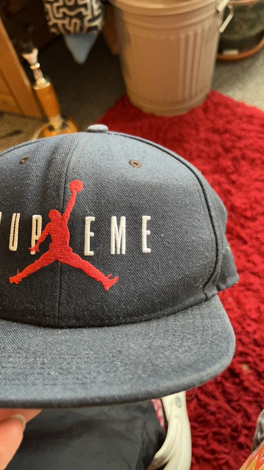 Supreme best sale jordan snapback