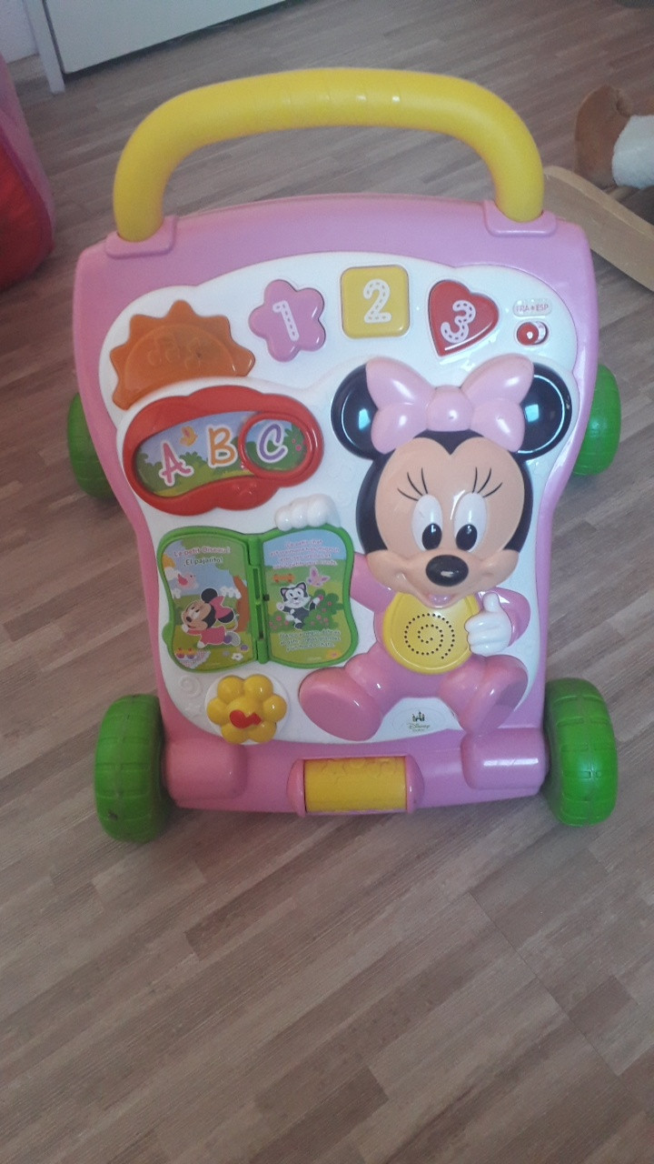 Pousseur shop trotteur minnie