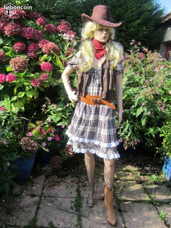 tenue femme cowgirl country t u