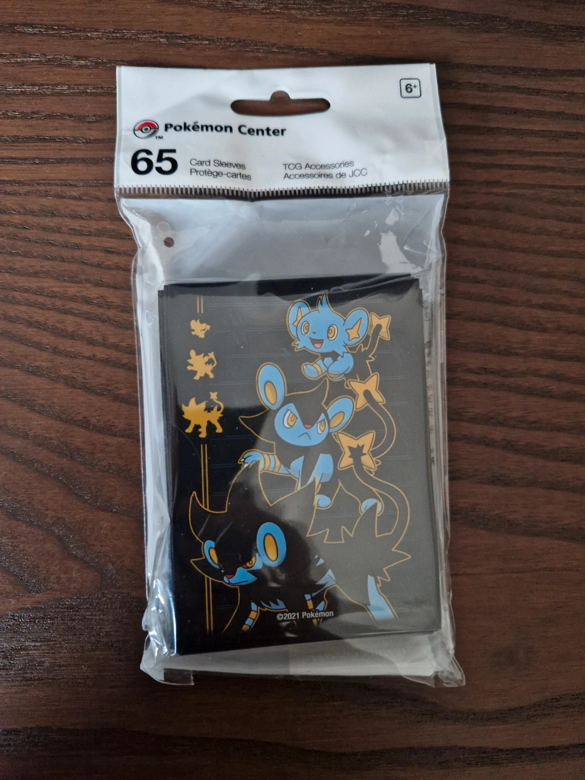 Pokemon Center Official Sleeves Luxray Luxio Shinx X65 Sealed