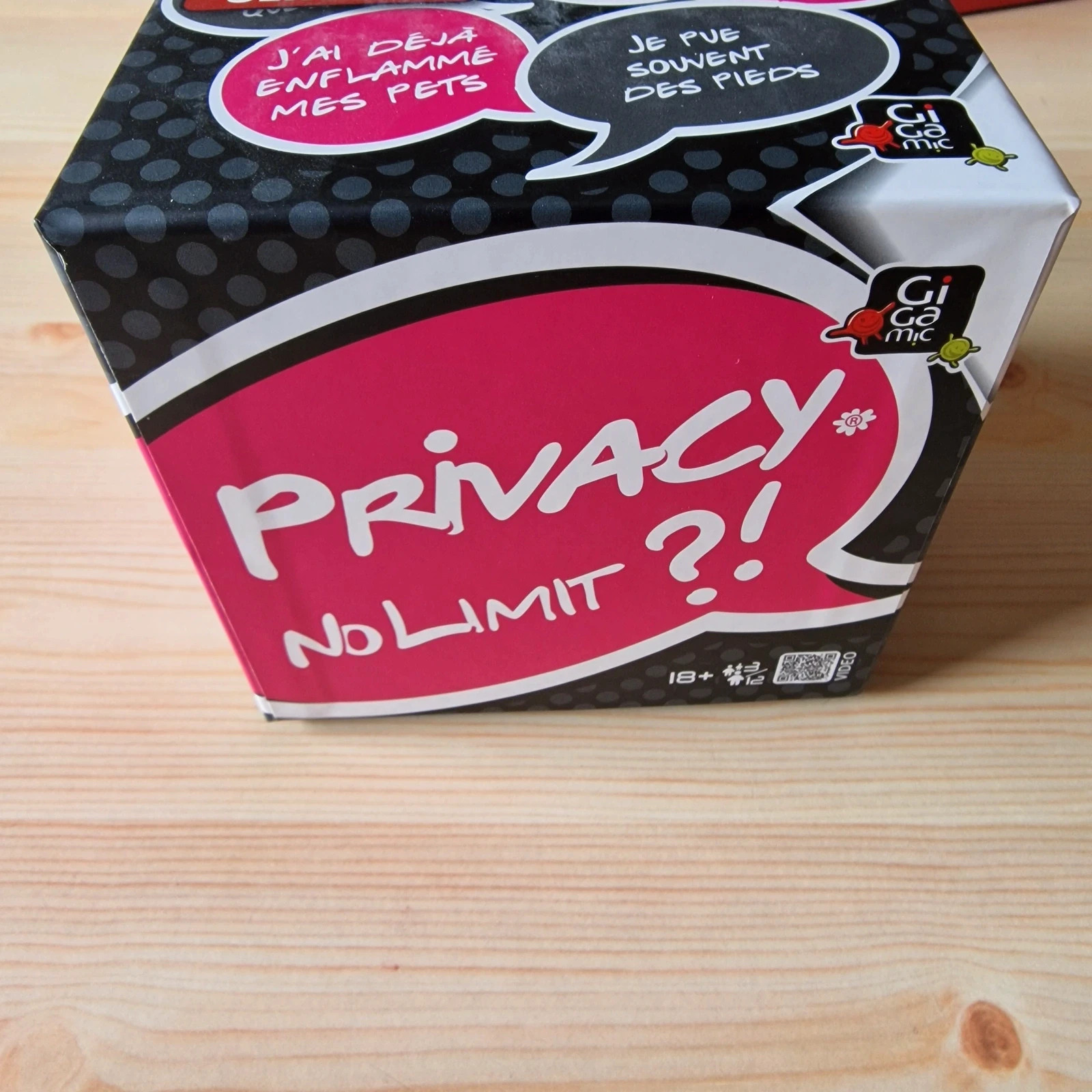Privacy no limit ,Jeu d'ambiance ,jeu de société Gigamic