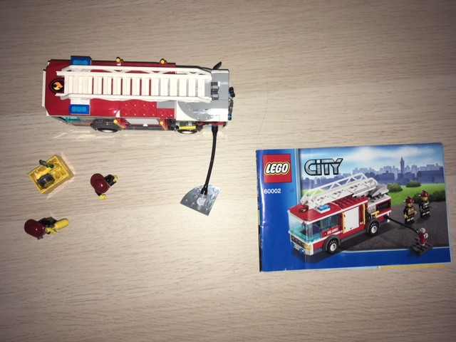 Lego city 60002: le camion de pompier