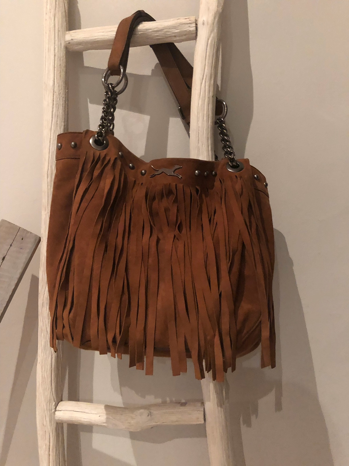 Bolso de flecos de BIMBA y Lola Vinted