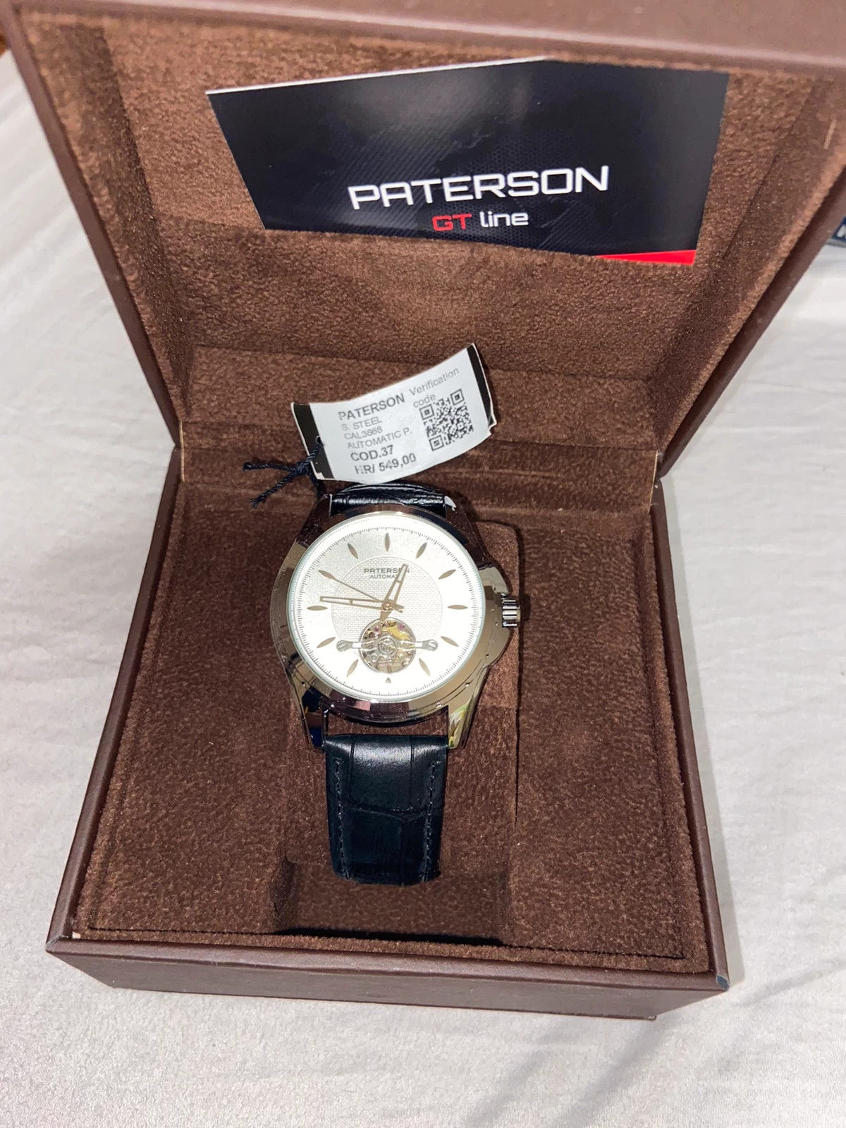 Montre paterson 2024 code 37