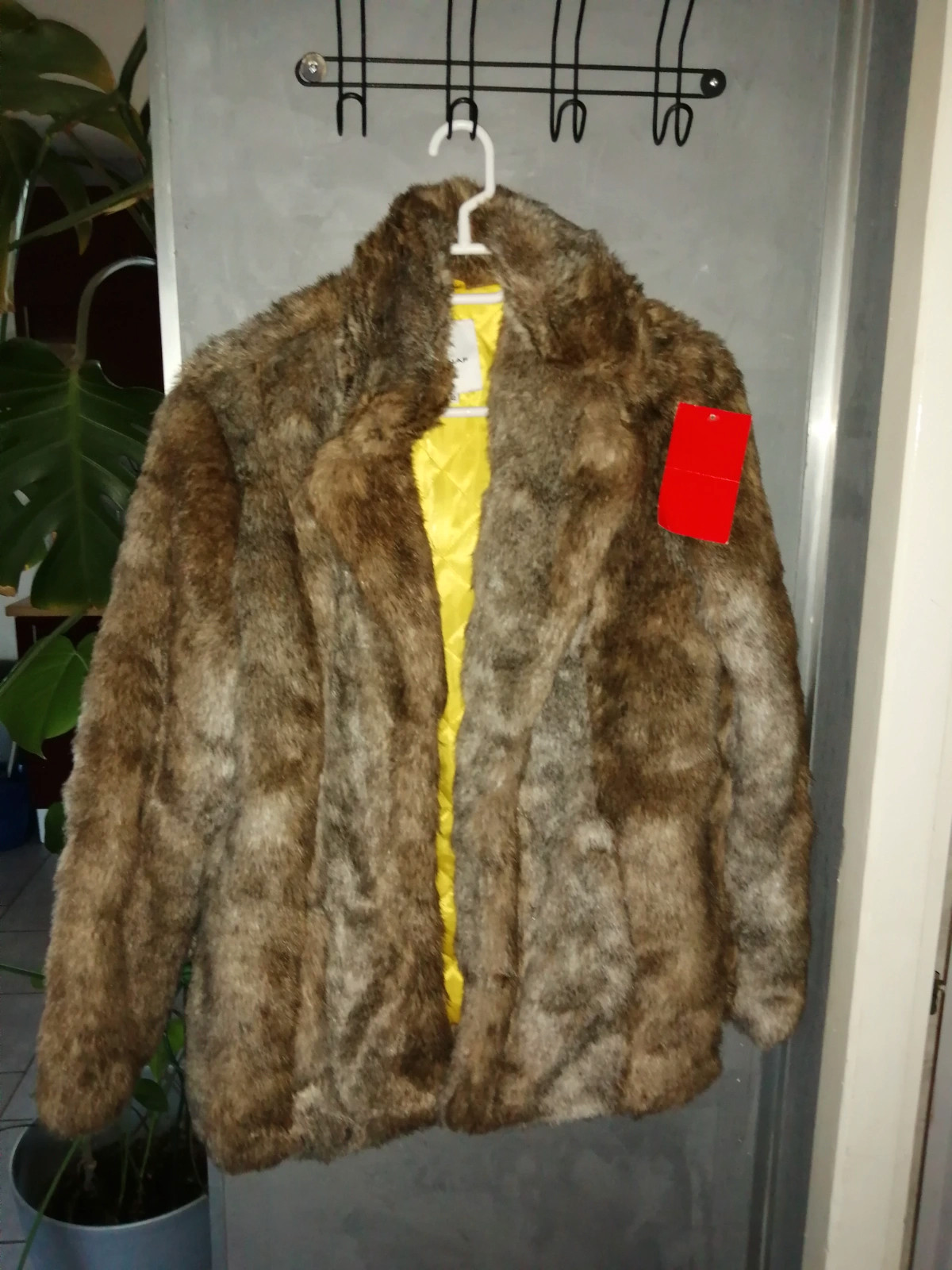 Naf naf manteau fausse fourrure sale