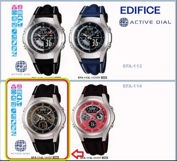 Casio efa 114 on sale