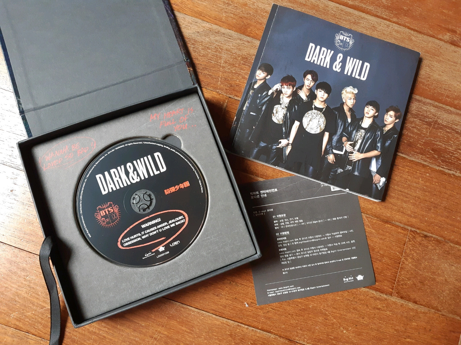 BTS DARK&WILD 直筆サインCD - CD