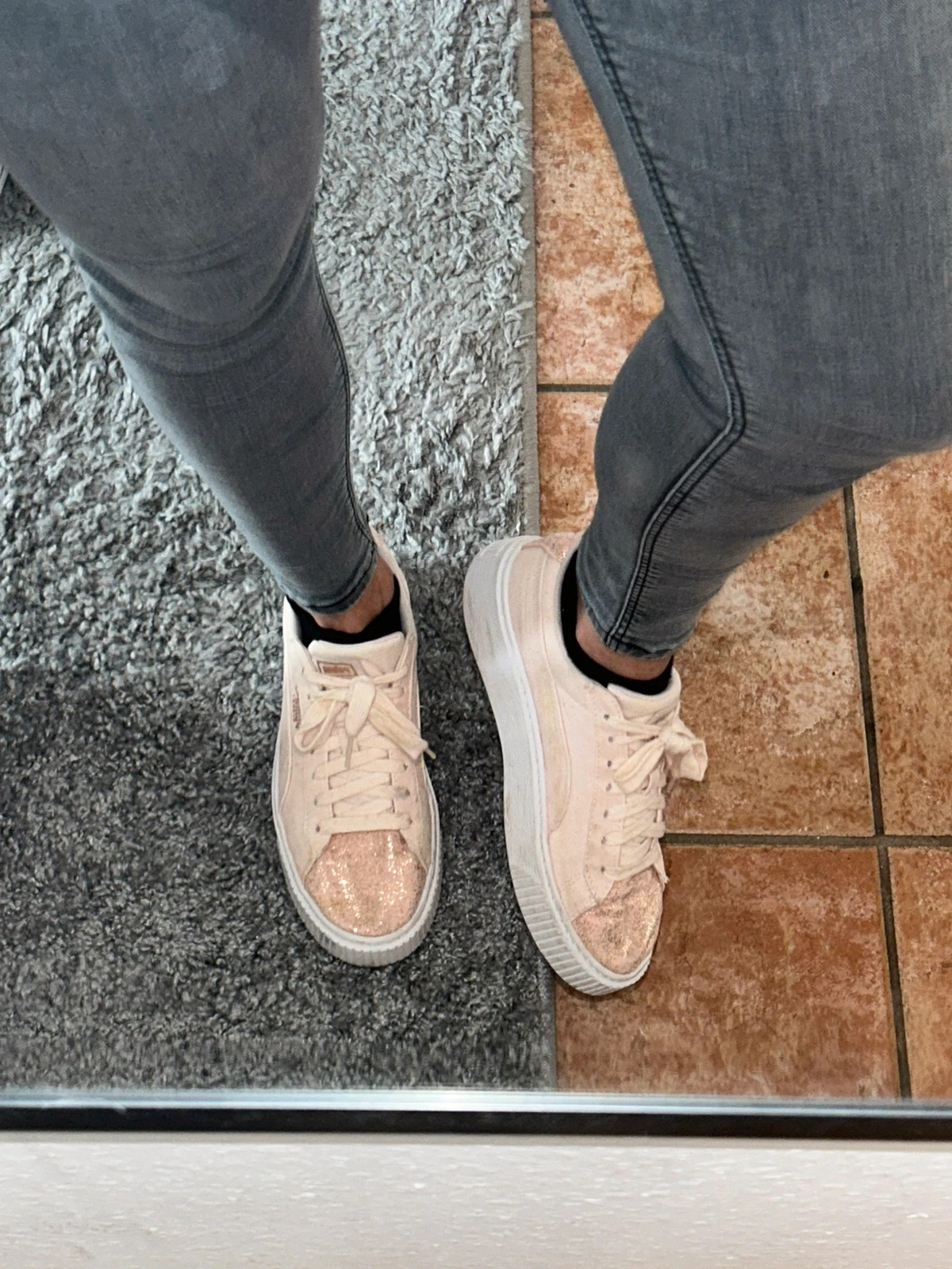 Rosa Glitzer Puma sneaker Vinted