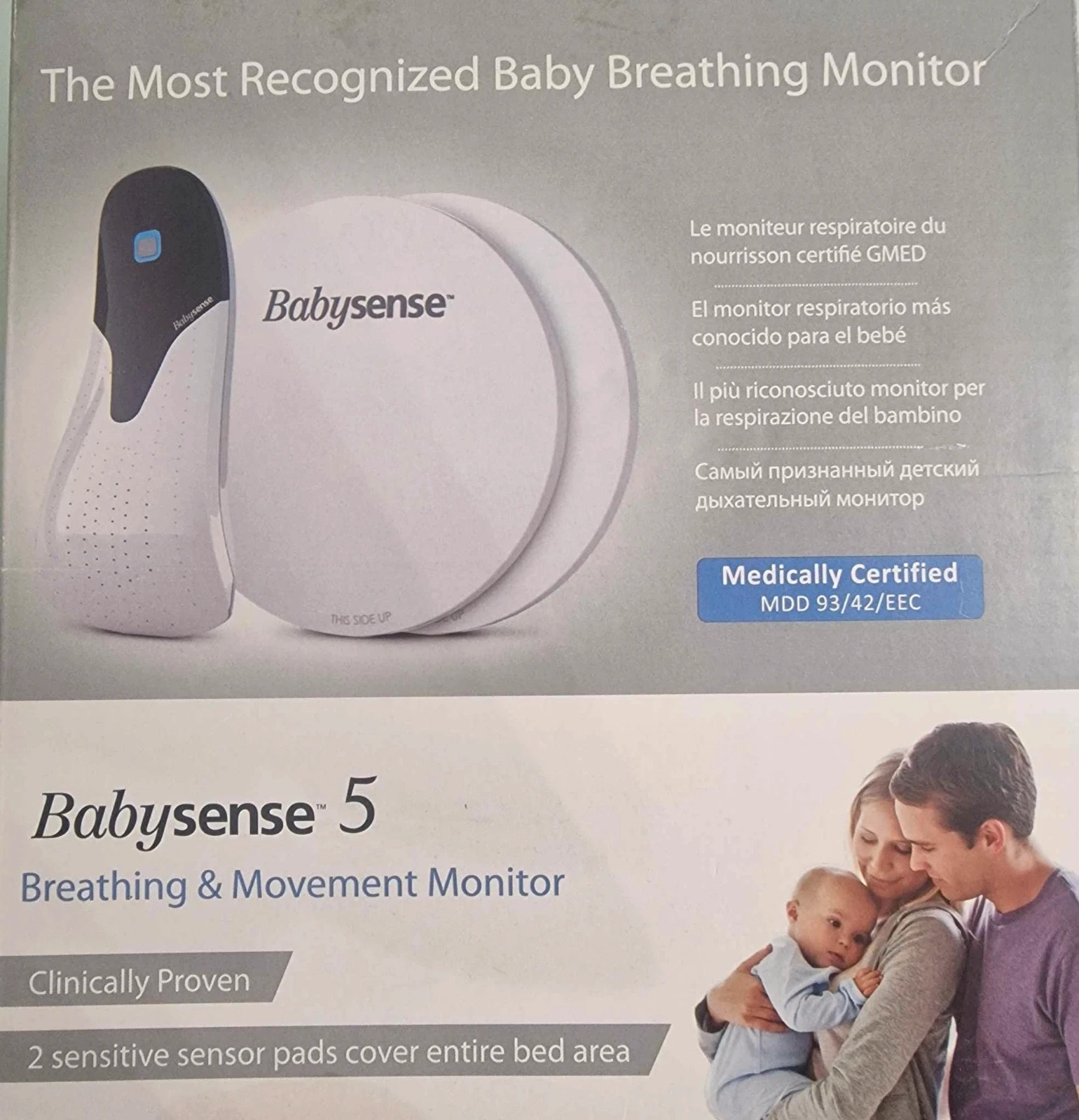 Moniteur respiratoire bébé BABYSENSE Coffret Babysense 5 + écoute