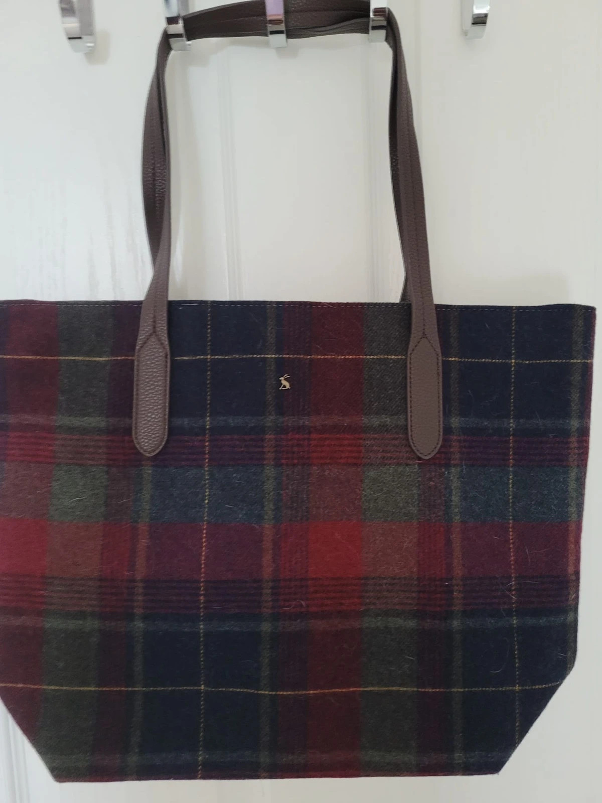 joules tweed tote bag Vinted