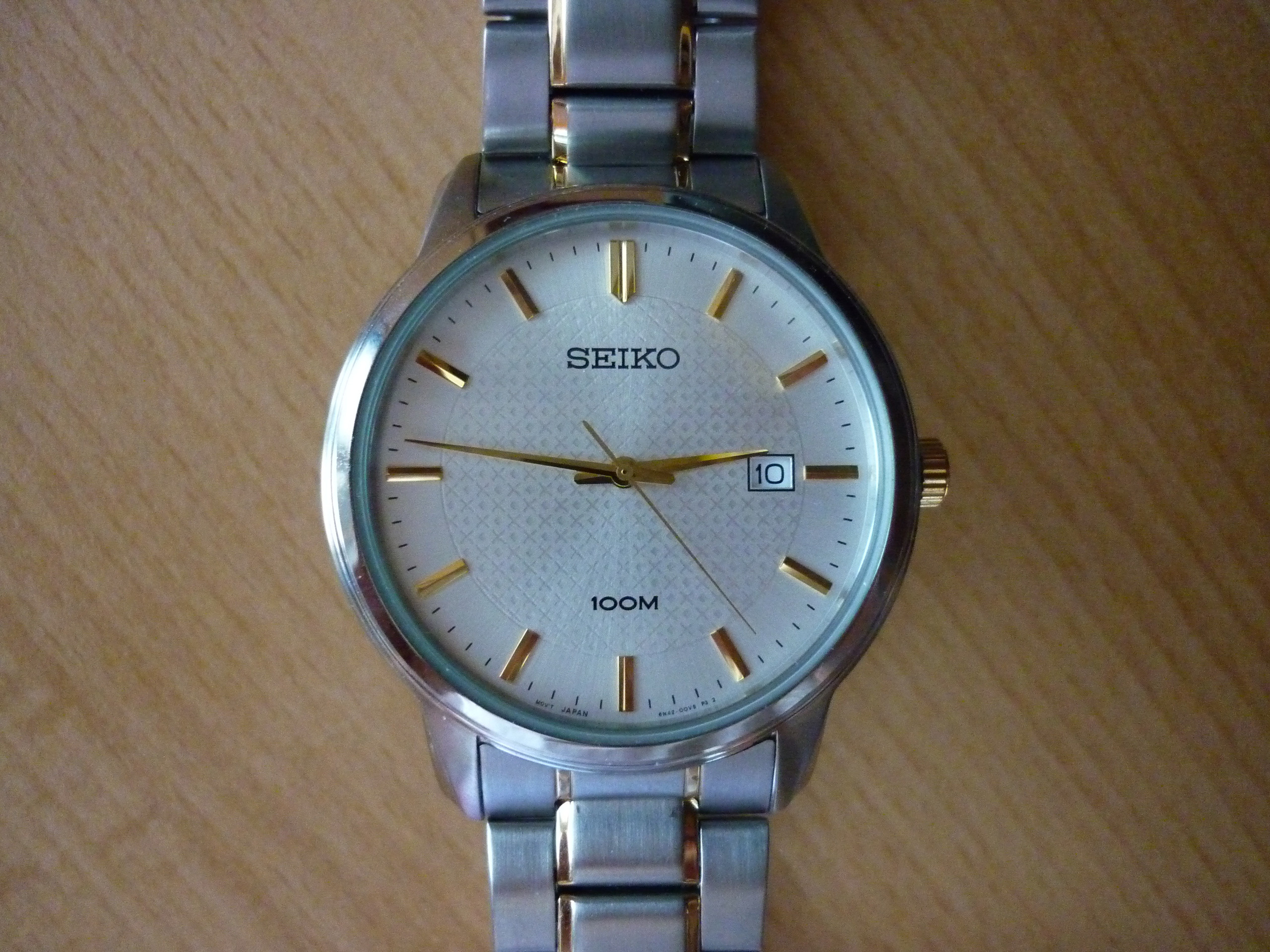 Seiko Quarz Uhr Bicolor 100M 6N42 00G0 Vinted