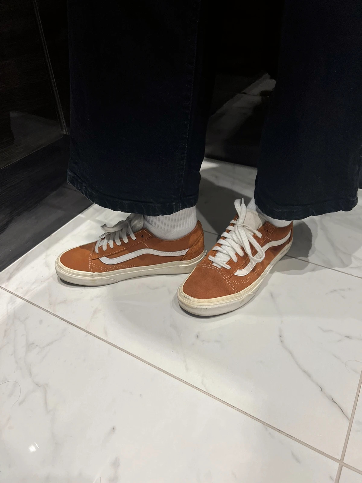 Brown deals suede vans