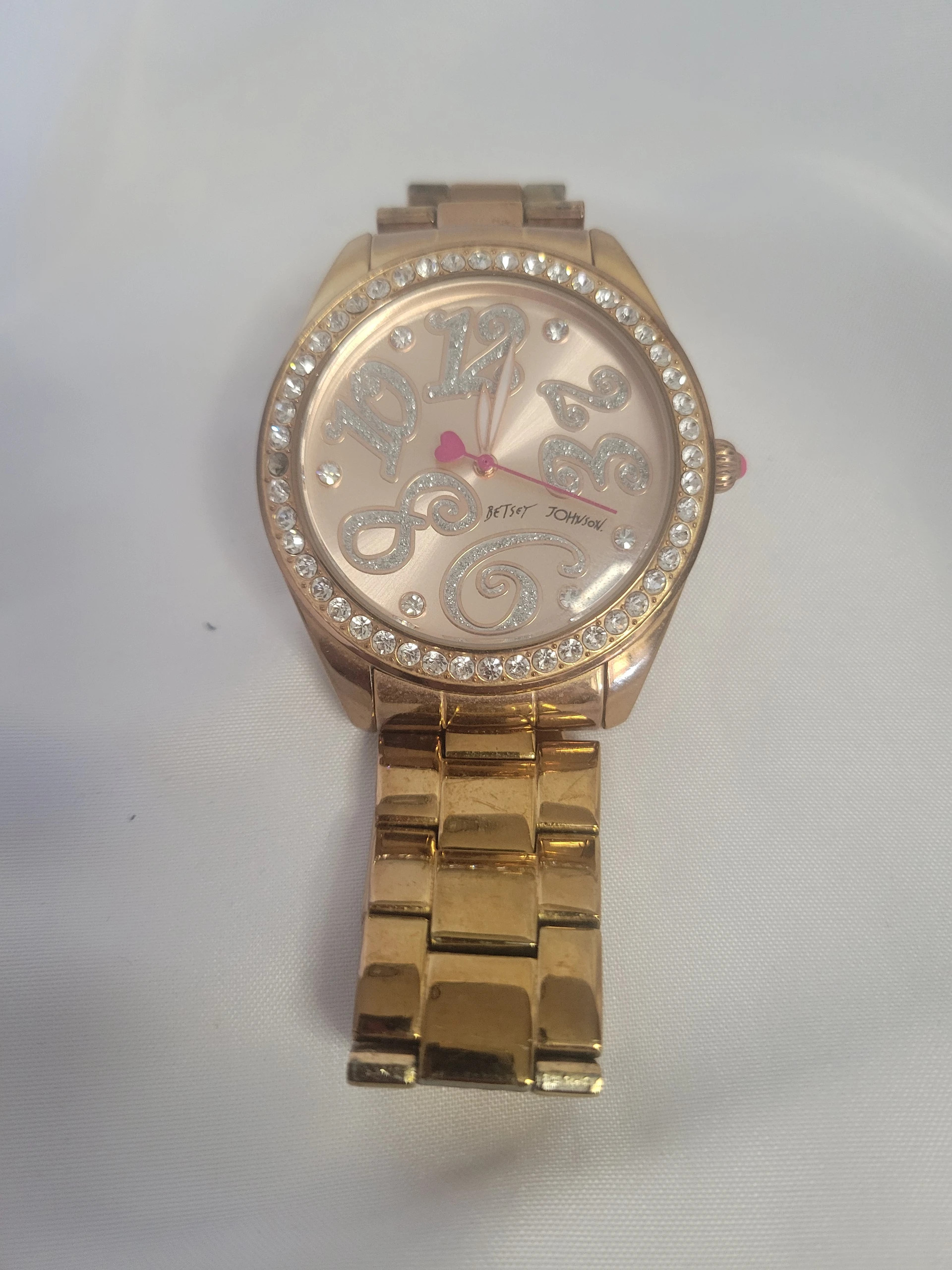 Betsey Johnson Round Large Number Face Watch. Vinted