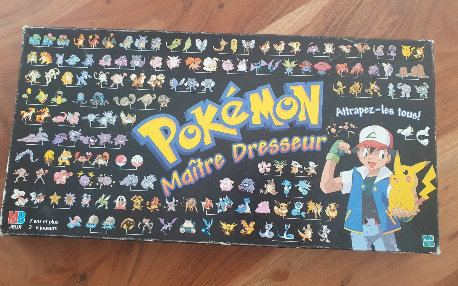 Jeu de société vintage Pokémon maître dresseur année 2000 - MB Jeux -  Prématuré