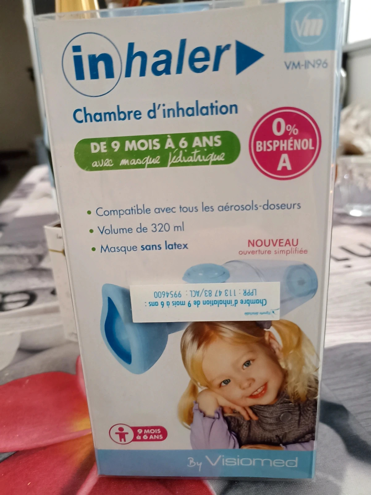 EXACTO Chambre d'inhalation Enfant 9 mois-6 ans